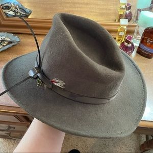100% Wool Scala Outback felt hat